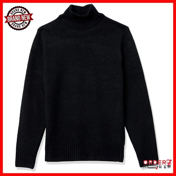 Men's Soft Touch Turtleneck Sweater Regular Fit Cotton Blend
